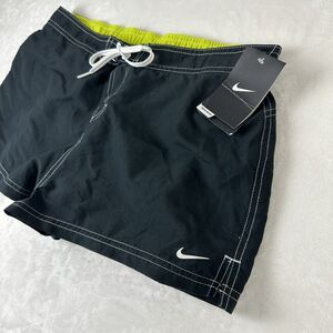 Nike Womens Swim Board Shorts Inner Lining Panties Black Sheds Water Soft XL/33W